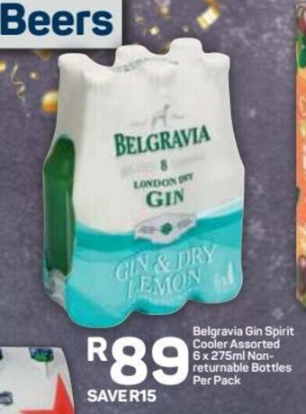 Pick n Pay Belgravia Gin Spirit Cooler Assorted 6 x 275ml offer