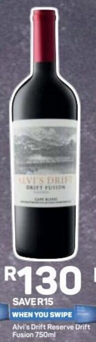 Pick n Pay Alvi's Drift Reserve Drift Fusion 750ml offer