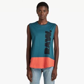 G-star women's lash colour block tank top