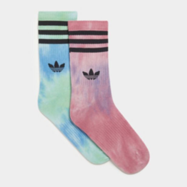 Sportscene Adidas originals 2-pack tie-dye socks offer