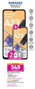Game 2 x samsung galaxy a23 4g smartphone-on 1gb red top up core more data + on promo 70 offer