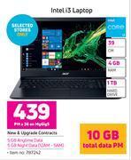 Game Acer intel i3 laptop-on my gig 5 offer