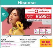 Game Hisense 55" (139cm) uled smart tv 55u6g-on my gig 5 offer