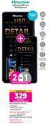 Game 2 x hisense infinity h50 lite smartphone-on 1gb red core more data + on promo 70 offer