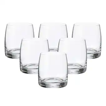 12x 290ml vera crystal whiskey tumbler glass