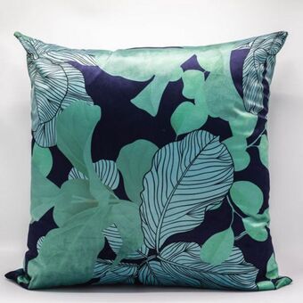 Whitehouse Home.life luxe collection scatter cushion - duck egg forest leaf offer
