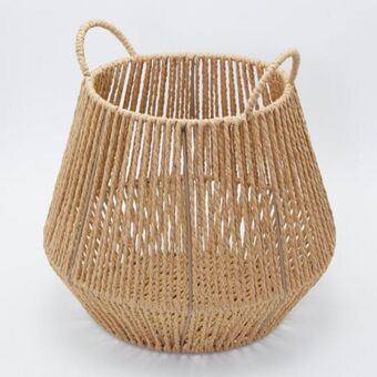Whitehouse Round paper rope basket - medium offer
