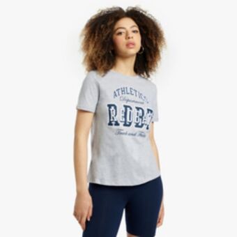 Sportscene Redbat athletics women's grey t-shirt offer