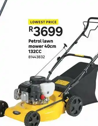 Leroy Merlin Petrol lawn mower 40cm 132 cc offer