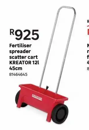 Fertilizer spreader scatter cart kreator 12l 45cm