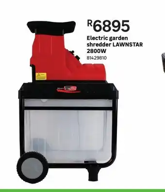 Electric garden shredder lawnstar 2800w