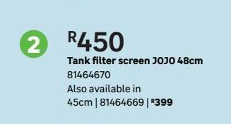 Tank filter screen jojo 48cm