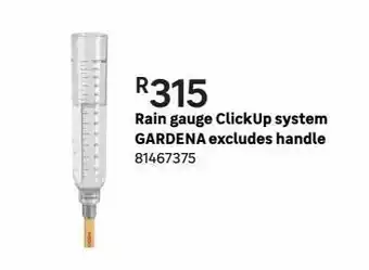 Leroy Merlin Rain gauge clickup system gardena excludes handle offer