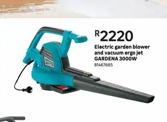 Leroy Merlin Electric garden blower and vacuum ergo jet gardena 3000w offer