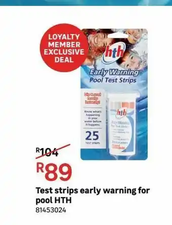 Leroy Merlin Test strips early warning for pool hth offer