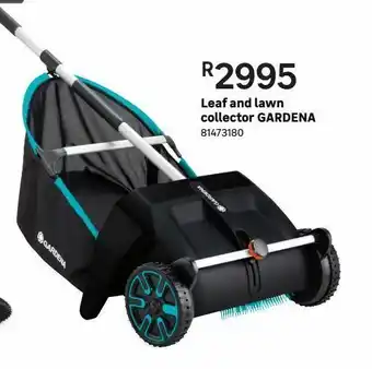 Leroy Merlin Leaf and lawn collector gardena offer