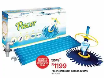 Pacer combi pool cleaners zodiac