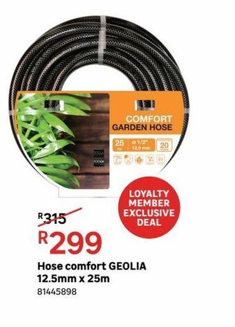 Leroy Merlin Hose comfort geolia 12.5mm x 25m offer