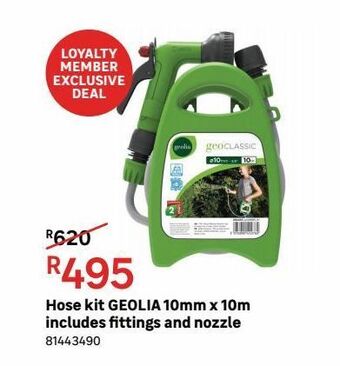 Leroy Merlin Hose kit geolia 10mmx10m includes fittings and nozzle offer