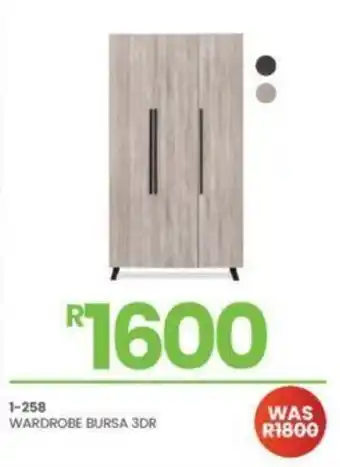 Fair Price 1-258 Wardrobe Bursa 3dr offer