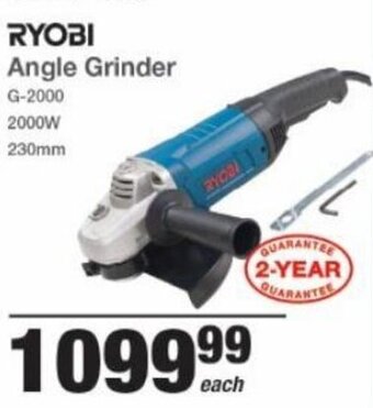 Ryobi Angle Grinder 2000W