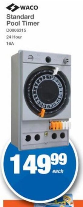 Mica Waco Standard Pool Timer offer