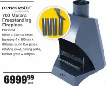 Mica Megamaster 700 Molara Freestanding Fireplace offer