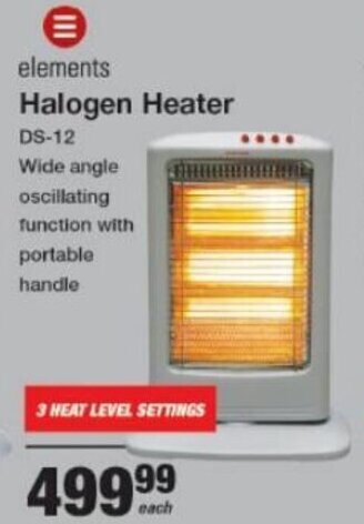 Elements Halogen Heater