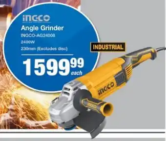 Mica Ingco Angle Grinder 2400W offer