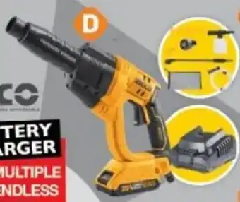 Ingco 20V Li-Ion Cordless Pressure Washer