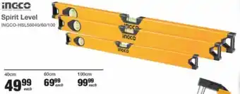Mica Ingco Spirit Level 40cm offer