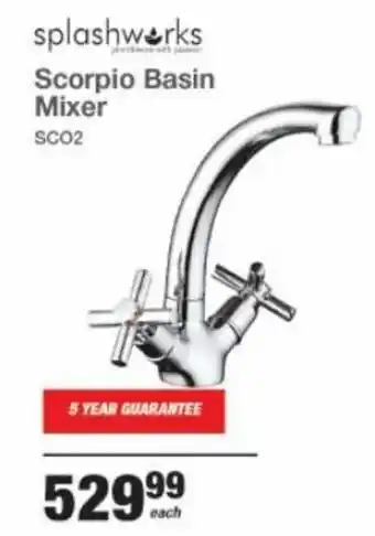 Mica Splashworks Scorpio Basin Mixer offer