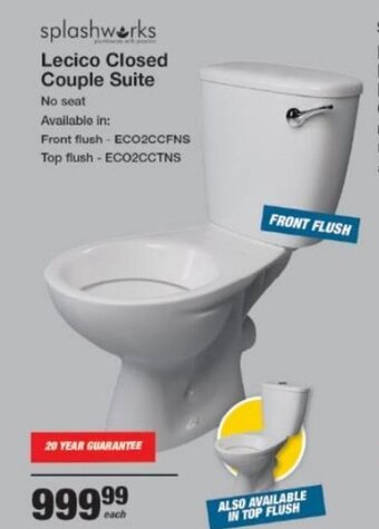 Mica Splashworks Lecico Closed Couple Suite offer