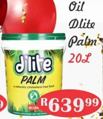 Advance Cash n Carry Oil D'lite Palm 20L offer