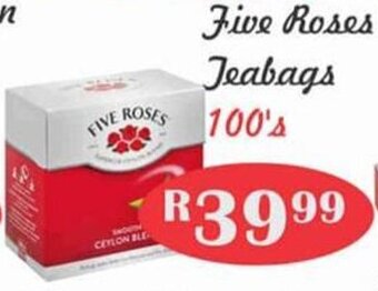 Advance Cash n Carry Five Roses Teabags 100's offer
