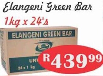Elangeni Green Bar 1kg x 24's