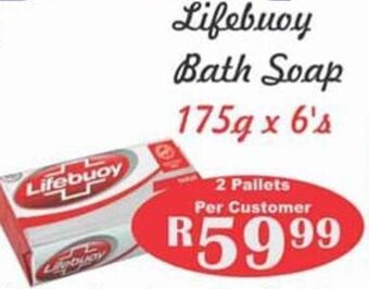 Lifebuoy Bath Soap 175g x 6's