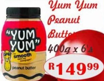 Advance Cash n Carry Yum Yum Peanut Butter 400g x 6's offer