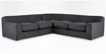 Coricraft Kirsty slipcover full corner in milly charcoal offer