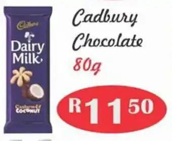 Advance Cash n Carry Cadbury Chocolate 80g offer