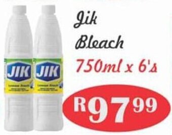 Advance Cash n Carry Jik Bleach 750ml x 6's offer