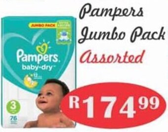 Advance Cash n Carry Pampers Jumbo Pack Assorted offer