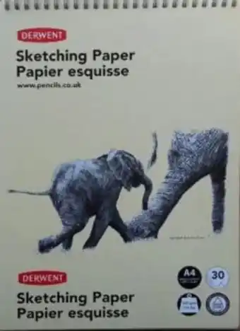 Derwent a4 sketching paper 30 sheet