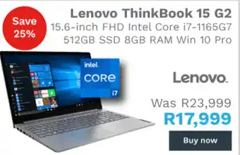 First Shop Lenovo ThinkBook 15 G2 offer