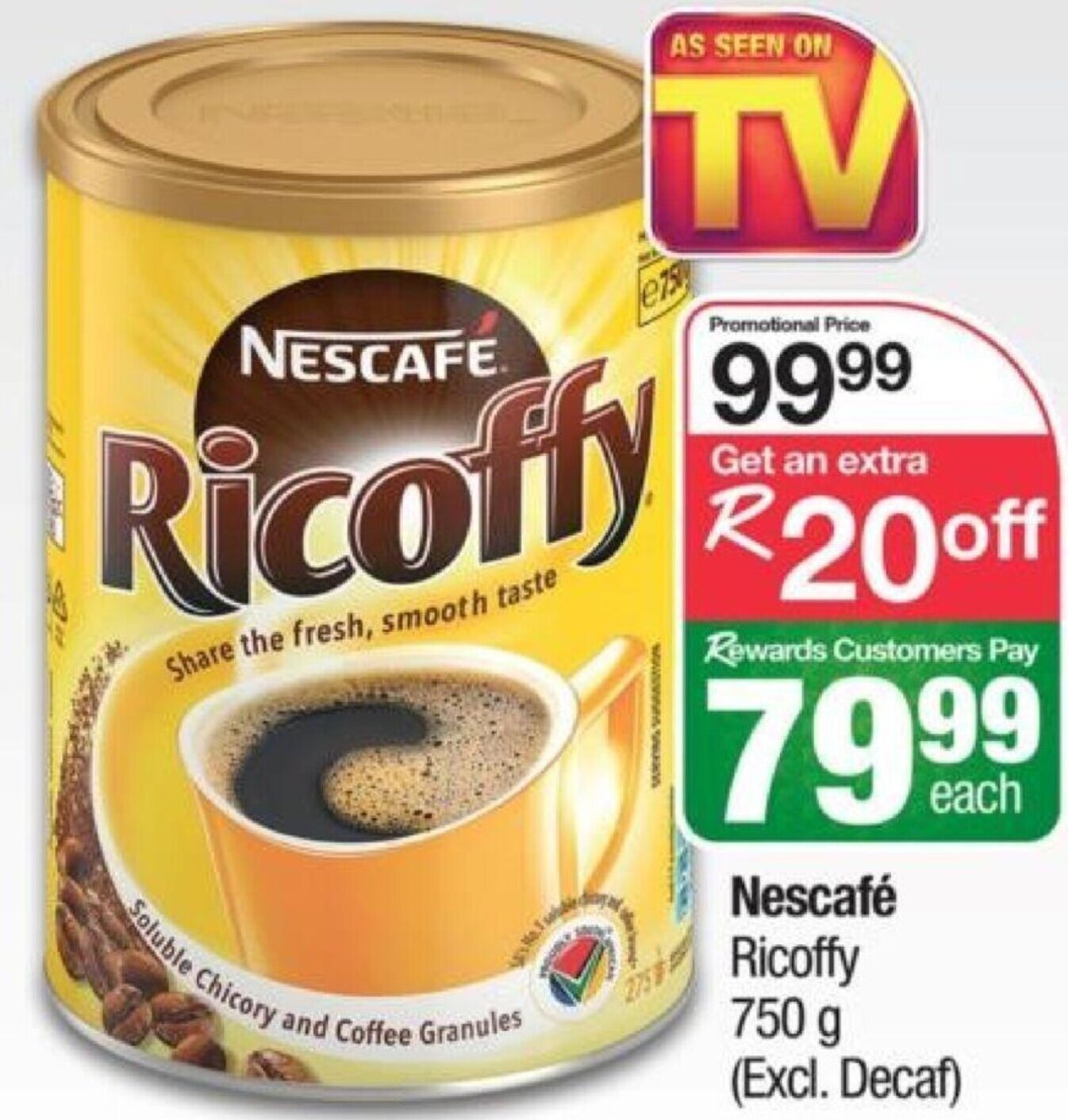 Nescafé Ricoffy 650g offer at Spar