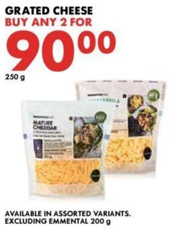 Woolworths Grated Cheese 250g offer