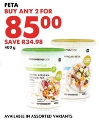 Woolworths Feta 400g offer