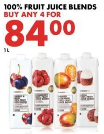 Woolworths 100% Fruit Juice Blends 1L offer