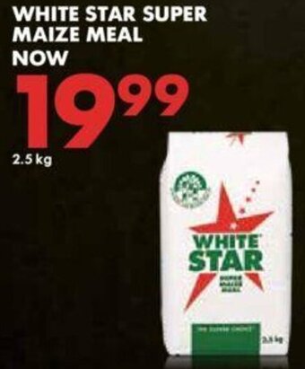 Woolworths White Star Super Maize Meal offer