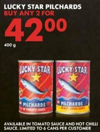Lucky Star Pilchards 400g